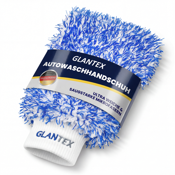 GLANTEX Fahrzeug Waschhandschuh aus Chenille-Mikrofaser