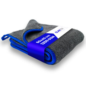 GLANTEX Trockentuch Auto 1200 GSM, 60x40 cm mit Soft-Rand