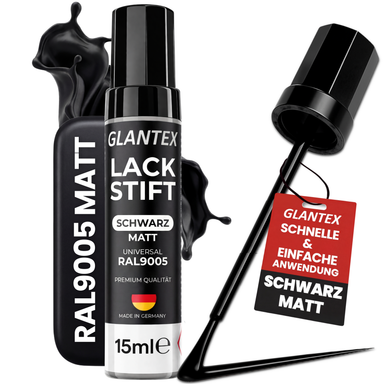 Lackstift Schwarz Matt